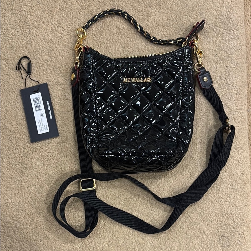 MZ Wallace Crosby Go Black Lacquer